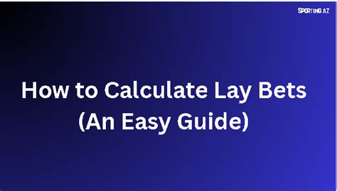lay bet calculator.